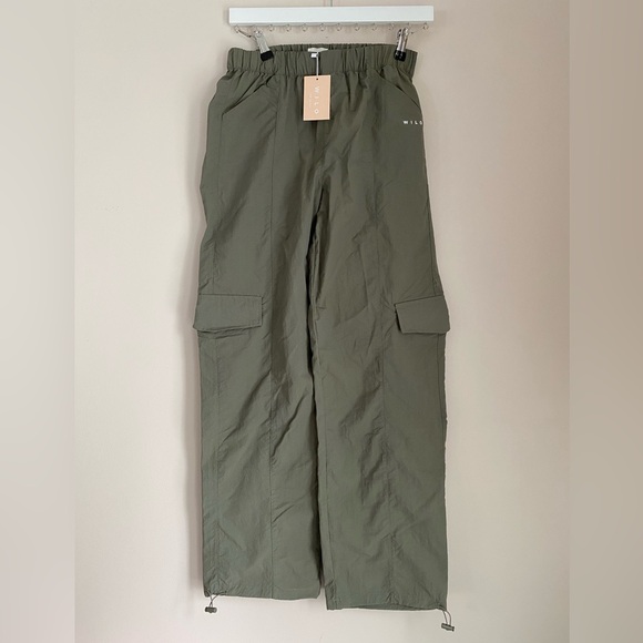 Wilo The Label Pants - WILO THE LABEL PARACHUTE CARGO PANT OLIVE XS NWT